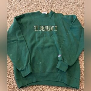 Vintage College of St. Benedict embroidered crewneck sweatshirt L